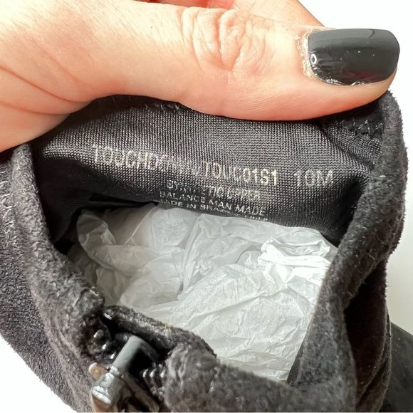 Steve Madden Womens Touchdown Black Ankle Boots Chunky Shoes 10 Medium NEW Y2K - Picture 9 of 11